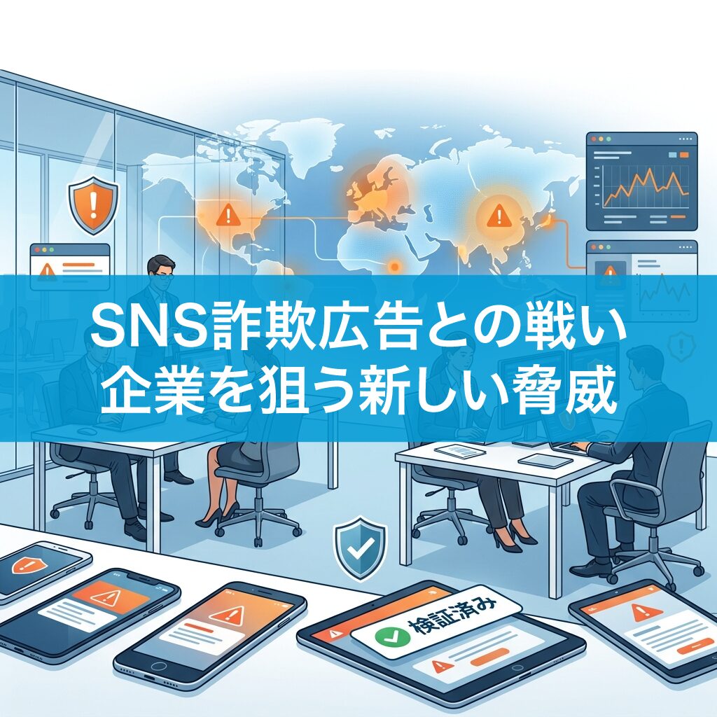 「SNS詐欺広告との戦い——企業を狙う新しい脅威」
