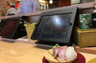 iPad_飲食店用スタンド_ノーリキオスク_卓上オーダリングシステム